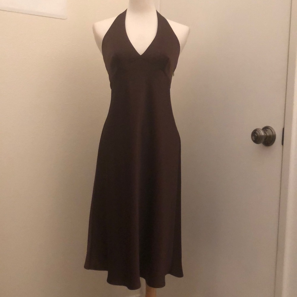 BCBG Max Azria Brown Cocktail Dress